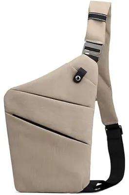 Produktbild von Schultertasche Herren Sport Umhängetasche Outdoor Diebstahlsichere Tasche Crossbody Verstellbare Umhängetasche für Reisen Wandern und Fahrrad