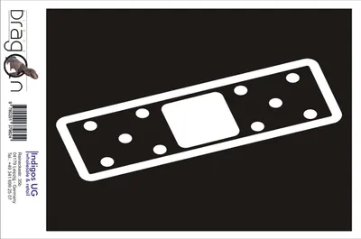 Produktbild von Aufkleber / Autoaufkleber - JDM / Die cut / Auto / OEM - JDM Pflaster - 210x80 mm gold - Heckscheibe / Heckscheibenaufkleber