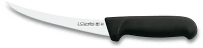 Ausbeinmesser 15 cm, gebogene Klinge, Edelstahl, PP-Griff
