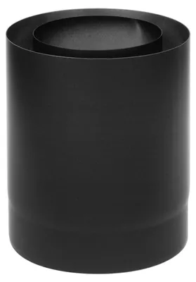 Produktbild von Raik Coltherm Längenelement 150mm schwarz doppelwandig L: 250mm für Rauchrohr / Ofenrohr