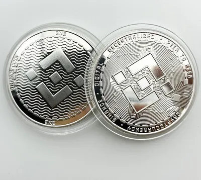 Obrázek produktu pro Stříbrná mince Binance - Dekorační kousek KP13388