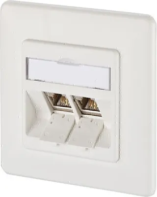 Zdjęcie produktu dla Puszka połączeniowa Metz Connect, Cat.6A TN E-DATmod-2UP-rws 1309121002-E-90