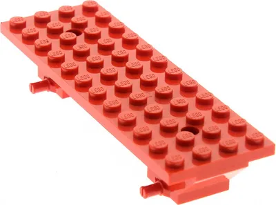 Produktbild von 1x Lego Fahrzeug Fahrgestell 4x12x1 2/3 rot Auto LKW Chassis Platte 30278c01