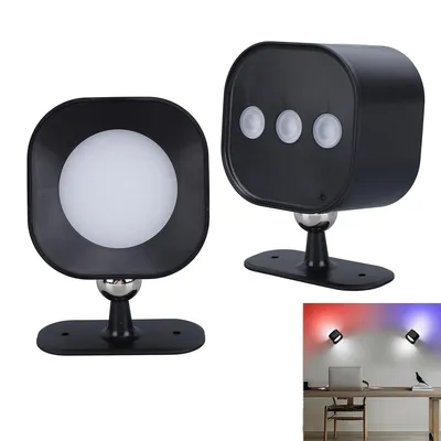 Produktbild von 2 Stück LED Wandleuchte Innen,mit Fernbedienung Moderne Minimalistische Dimmbare Wandlampe,Veranda Wandbeleuchtung Wohnzimmer Badezimmer Haustür Schlafzimmer