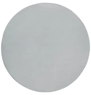 Produktbild von BELIANI Teppich Hellgrau Kunstfell  ø 160 cm Rund Hochflor Modernes Design für Wohnzimmer Schlafzimmer Hochflorteppich