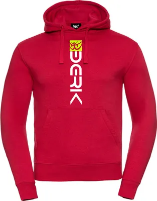 Immagine prodotto di Felpa con cappuccio Berik Digital, rosso/bianco, XL