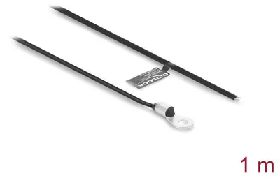 Obrázek produktu pro DeLOCK 91809, Prodlužovací kabel, Černá, 1000 mm, 1 kusů