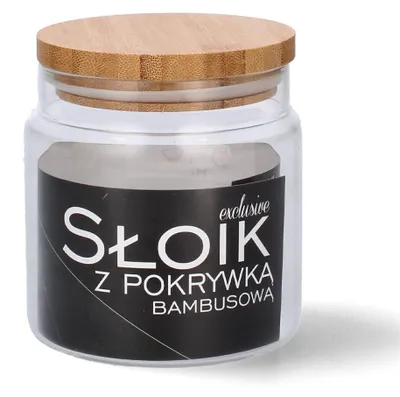 Produktbild von Chomik Glasbehälter mit Bambusdeckel 540 ml
