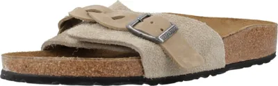 Produktbild von BIRKENSTOCK PULA BRAIDED SUEDE LEATHE Beige