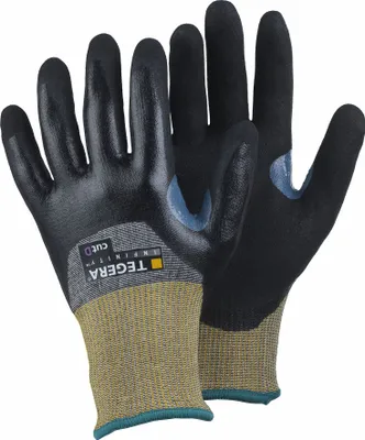Produktbild von Synthetikhandschuh TEGERA 8808 INFINITY | 6 Paar schwarz, Cat.II, 4X43D, Gr. 10