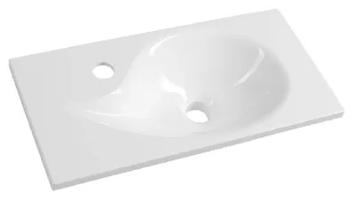 Produktbild von Sapho AQUA Gussmarmor-Waschtisch 50,5x25cm, Weiß