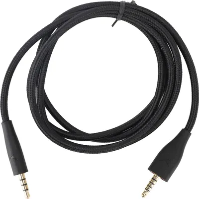 Produktbild von Headset-Kabel, 3,5 mm OFC, Ersatz für MMX100 Kopfhörer, Plug-and-Play, PC-Computer-Zubehör, 1,2 m, Schwarz