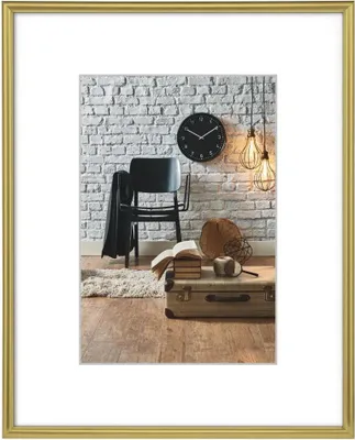 Produktbild von Hama Kunststoffrahmen "Sevilla Nachbildung", Gold Matt, 15 x 20 cm