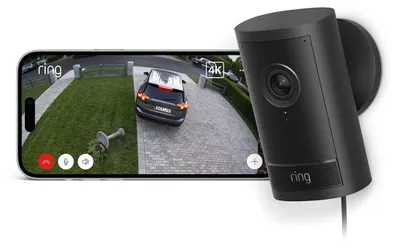 Image de Caméra de surveillance extérieure Ring 4K Pro, caméra avec prise secteur (dernière génération)