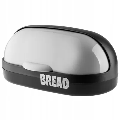 Produktbild von kadax Rollbrotkasten Belfi Kunststoff Grau mit Frontklappe 37x20x16 cm
