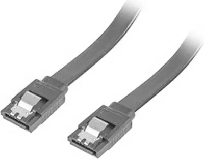 Zdjęcie produktu dla Lanberg CA-SASA-14CU-0050-BK, 0,5 m, SATA III, SATA 7-pin, SATA 7-pin, Żeńska/Żeńska, Czarny
