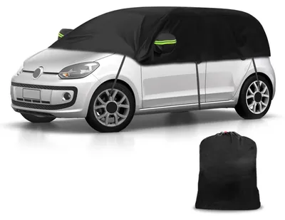 Produktbild von Autoabdeckung Wasserdicht für VW UP/SEAT Mii/Skoda Citigo 2011-2024, Halbgarage, Allwetter Schutz Schwarz