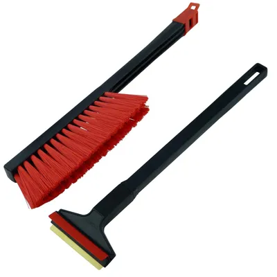 Immagine prodotto di Raschietto ghiaccio auto - Spazzola neve - Set - Raschietto in ottone - 370 mm