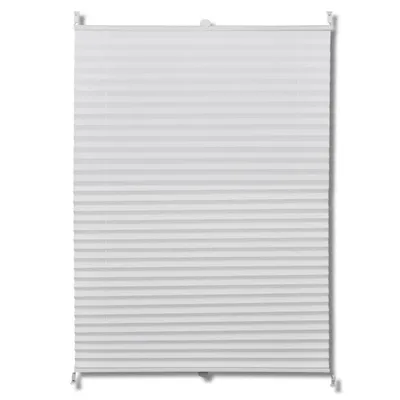 Image de Store plissé 80x125 cm Blanc