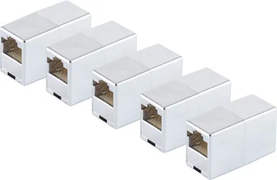 Produktbild von cat. 5 Kabelverbinder RJ45 metallisiert geschirmt 5x