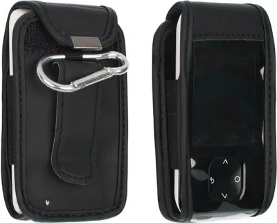 Produktbild von caseroxx Ledertasche mit Gürtelclip kompatibel mit Dexcom G7 / ONE+ aus Echtleder, Tasche mit Gürtelclip und Sichtfenster