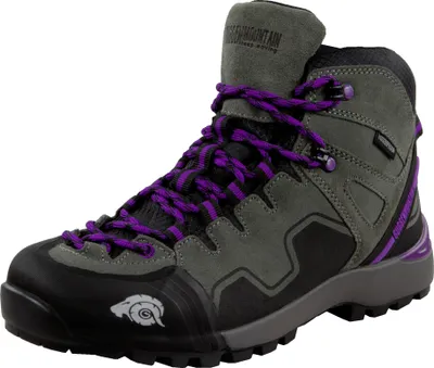 Produktbild von GUGGEN MOUNTAIN PM021 Damen Trekking-& Wanderstiefel Wanderschuhe Trekkingschuhe Outdoorschuhe wasserdicht mit Membran und Wildleder Farbe Grau EU 36
