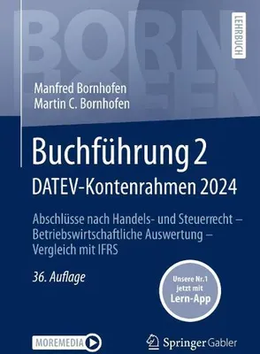 Obrázok produktu pre Buchführung 2 DATEV-Kontenrahmen 2024