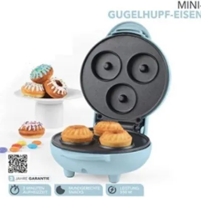 Image de Moule à beignets bleu 550 W, couleur pastel