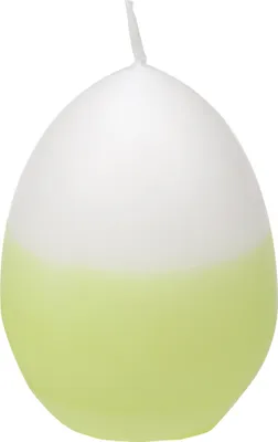 Produktbild von Eierkerze "Mina" Limette 80/60 mm