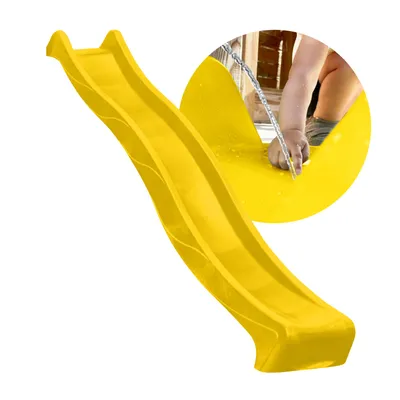 Produktbild von DEMMELHUBER Wellenrutsche WATERSLIDE 2,90 m Podesthöhe 1,50 m - Gelb DH720