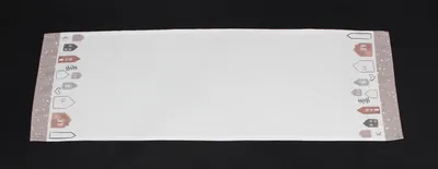 Produktbild von Tischläufer Häuschen, 100% Baumwolle Maße: 40 x 140 cm