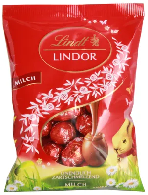 Produktbild von Lindor Liliput Mini Eier Schokoladeneier mit zarter Füllung 100g