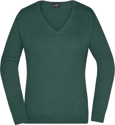 Produktbild von Klassischer Baumwoll-Pullover forest-green, Gr. L