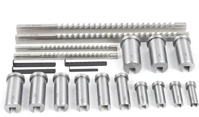 Immagine prodotto di Set di utensili Spiebaan - Set da taglio HSS da 22 pezzi - Per macchine CNC e lavorazioni di precisione