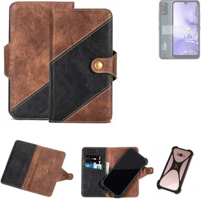 Produktbild von K-S-Trade Handyhülle Schutzhülle Bookstyle Case kompatibel mit Tecno Pop 5S Klapphülle Cover Hülle Schutztasche 1x