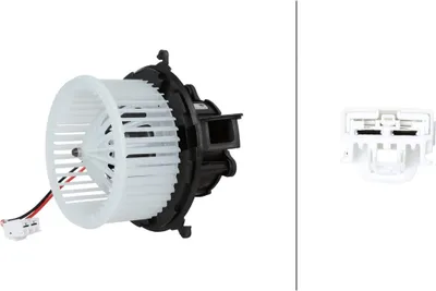Produktbild von Innenraumgebläse 12 V 240 W 2-polig HELLA passend für u.a. OPEL ASTRA