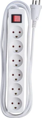 Image de Microconnect MC-GRU0630DK. Longueur de câble : 3 m, Nombre de sorties CA : 6 sorties CA, Prise en charge du positionnement : Intérieur. Largeur : 366 mm, profondeur : 133 mm, hauteur : 68 mm. Nombre de produits inclus : 1 pièce(s) (MC-GRU0630DK)
