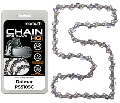 Image de Chaîne de scie 40 cm, 1,5 mm, pas 0,325", 66 maillons, pour Dolmar PS5105C