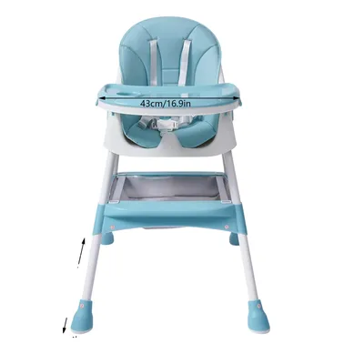 Immagine prodotto di Seggiolone per bambini, regolabile in altezza, facile da pulire, verde