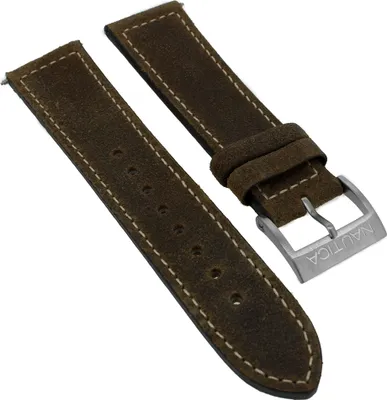 Produktbild von Nautica Chronograph Herren > Uhrenarmband 22mm braun Leder > A17668G