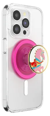 Produktbild von PopSockets: PopGrip Round für MagSafe - Inklusive Adapterring für MagSafe - Ausz