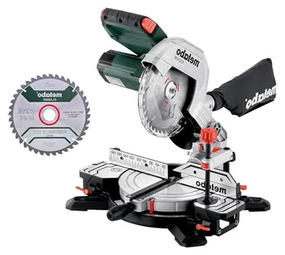 Immagine prodotto di Troncatrice - Sega circolare inclinabile - Tavolo da taglio di precisione - Progetti di lavorazione del legno - Linea di taglio LED integrata - Lama da 216 mm - Disponibile in diversi colori