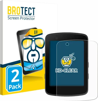 Produktbild von 2x Für Bryton Rider 550 Schutzfolie BROTECT Displayschutz Display Schutz Folie Klar Transparent