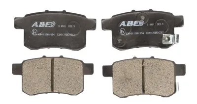 Produktbild von ABE Bremsbeläge Satz Hinten für HONDA Jazz II Schrägheck (GD, GE3, GE2) C24017ABE