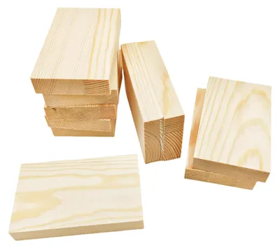 Holzplatten 10x6x1,5 cm, roh, 10 Stück zum Basteln