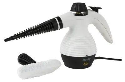 Produktbild von Camry Premium CR 7021, Tragbarer Dampfreiniger, 0,35 l, Schwarz, Weiß, Tasten, 1500 W, 3,5 bar