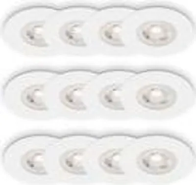 Produktbild von LED Einbauleuchten 3x4er Set warmweiß IP44 Deckenstrahler Einbauspots