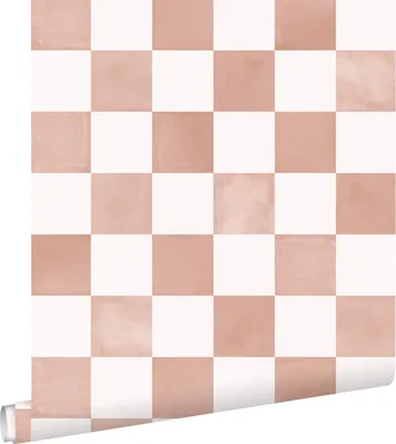 Immagine prodotto di ESTAhome carta da parati scacchi marrone e bianco 50 x 900 cm