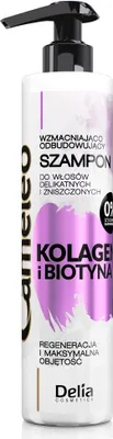 Produktbild von Cameleo Collagen & Biotin Strengthening and Rebuilding Hair Shampoo for Sensitive & Damaged Hair 250ml