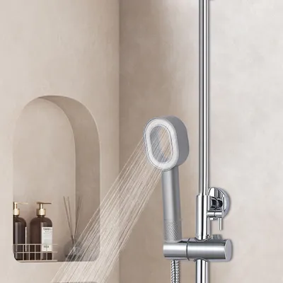 Produktbild von Duschkopf mit Schwammkopf Filter G1/2'' Silber für Körperreinigungsmassage
